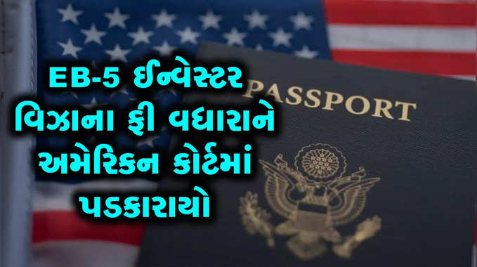 EB-5 ઈન્વેસ્ટર વિઝાના ફી વધારાને અમેરિકન કોર્ટમાં પડકારાયો