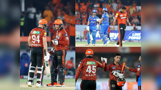 MI vs SRH: ऐतिहासिक मैच... सनराइजर्स vs मुंबई मैच में ब...                                         