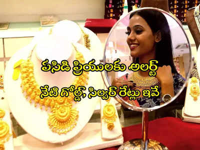 Gold Rate Today: మళ్లీ పెరిగిన బంగారం ధర.. రూ.300 తగ్గిన వెండి.. హైదరాబాద్‌లో నేటి రేట్లు ఇవే!