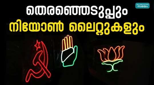 neon lights in lok sabha election 2024