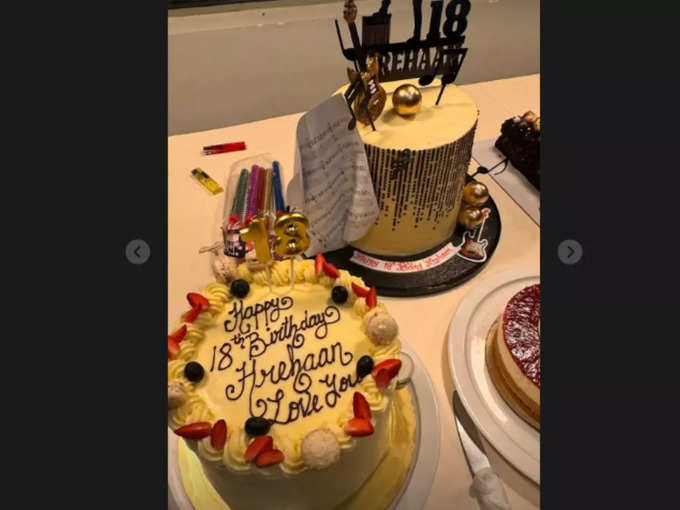 ऋहान का 18वां बर्थडे केक कुछ खास था