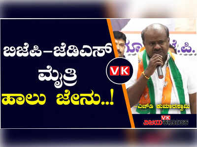 ಬಿಜೆಪಿ-ಜೆಡಿಎಸ್‌ ಮೈತ್ರಿ ಹಾಲು ಜೇನು ಇದ್ದ ಹಾಗೆ; ಎಚ್‌ಡಿ ಕುಮಾರಸ್ವಾಮಿ