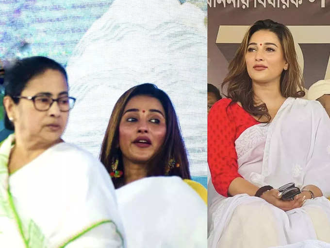 Sayantika Banerjee with mamta