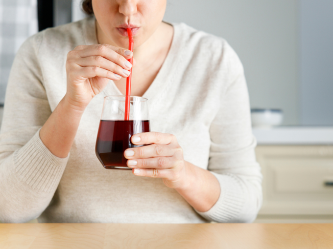 pomegranate red juice drink