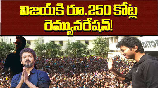 vijay remuneration for thalapathy 69 is 250 crores watch full video