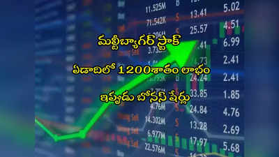 Bonus Shares: ఏడాదికే లక్షకు రూ.13 లక్షలు.. ఇప్పుడు 1 షేరుకు 1 షేరు ఫ్రీ.. ! 