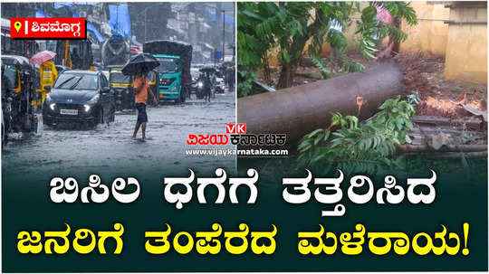 heavy rain in shivamogga and davangere