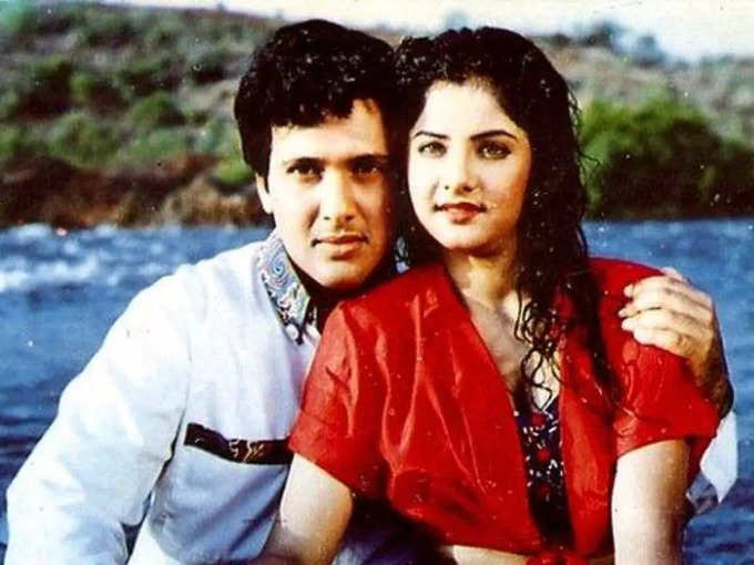 Govinda and divya bharti