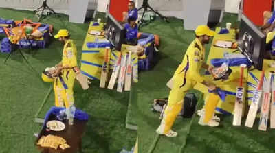 CSK vs KKR: ધોનીનો વેઈટ કરતા હતા ફેન્સ, જાડેજા બહાર આવતા જોવાજેવી થઈ 