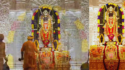 रामलला के ललाट पर सूर्याभिषेक का परीक्षण सफल, रामनवमी पर अयोध्या राम मंदिर में पहली बार भव्य नजारा