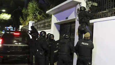 मेक्सिको के दूतावास में जबरन घुसे थे इक्‍वाडोर के अधिकारी, सामने आ गया वीडियो, विवाद