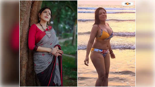 Nandini Chatterjee: পরনে শাড়ি-কপালে সিঁদুর, সমুদ্রতীরে...                                         