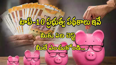 Govt Schemes: కేంద్రం అందిస్తోన్న టాప్-10 సేవింగ్ స్కీమ్స్ ఇవే.. మీకు ఏది బెస్ట్? మీరే తెలుసుకోండిలా..!