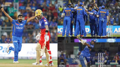 MI vs RCB: हार्दिक ने सिक्स मारकर कराया सबको चुप, बुमराह की बॉलिंग से मचा कोहराम, मैच में दिखा गजब रोमांच