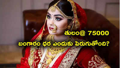 Gold Price: బంగారం ధర ఎందుకు పెరుగుతోంది? తులం రూ. 75 వేలపైకి.. ఇంకెంత కాలం?