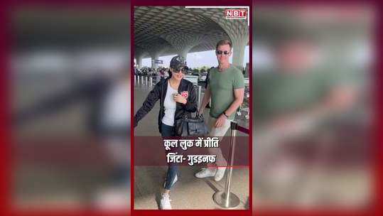 preity zinta seen in cool look with husband gene goodenoug gave couple goals to fans