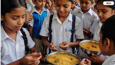 Mid Day Meal : চিকেন, এচঁড়-চিংড়ি, পায়েস, মিষ্টিতে আজ মিড-ডে মিল