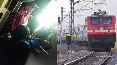 भीड़ में प्लेटफॉर्म पर छूटा बच्चा तो ट्रेन से कूद मां ने खतरे में डाली जान, भाई ने फोटो पोस्ट कर 3AC की सच्चाई बता दी