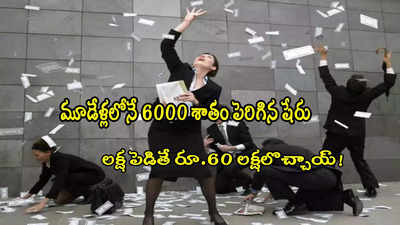 Multibagger: రూ.11 నుంచి రూ.673కు షేరు.. 6000 శాతం లాభం.. మూడేళ్లకే లక్షకు రూ.60 లక్షలొచ్చాయ్! 