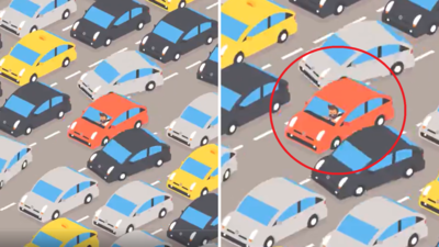 Optical Illusion Image: इस ऑप्टिकल इल्यूजन ने किया पब्लिक को कंफ्यूज, होशियार लोग 9 सेकंड में बता देंगे कि कार आगे जा रही है या पीछे?