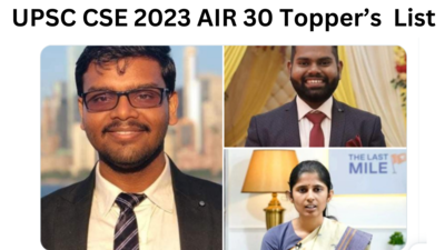 UPSC Result: AIR ಟಾಪ್‌ 3ನಲ್ಲಿ ಆದಿತ್ಯಾ ಶ್ರೀವತ್ಸವ, ಅನಿಮೇಶ್ ಪ್ರಧಾನ್, ಅನನ್ಯಾ ರೆಡ್ಡಿ., 30 ಟಾಪರ್‌ಗಳ ಪಟ್ಟಿ ಇಲ್ಲಿದೆ..