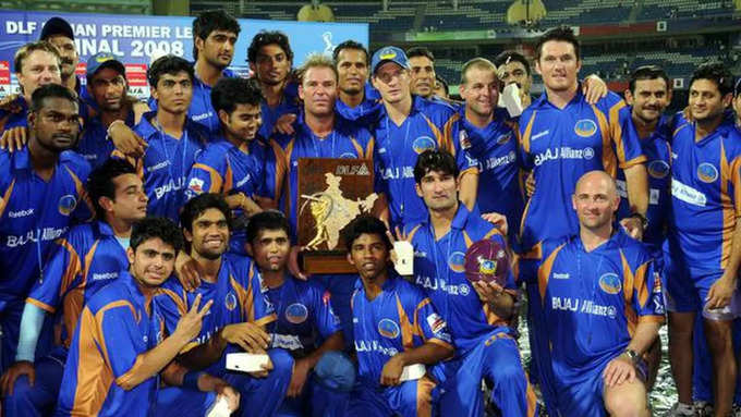 राजस्थान vs डेक्कन चार्जर्स 2008, 215 रन