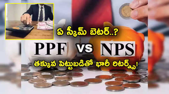 NPS vs PPF.. తక్కువ పెట్టుబడితో భారీ లాభాలు.. దేంట్లో బెనిఫిట్స్ ఎలా? ఎంత ఇన్వెస్ట్ చేయాలి? 