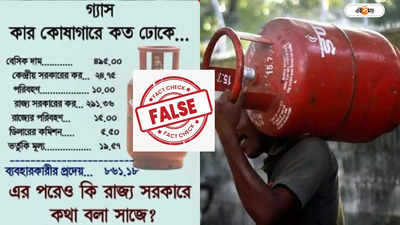 LPG সিলিন্ডার বাবদ কেন্দ্রের থেকে বেশি কর ঢোকে রাজ্যের খাতায়? জানুন সত্যিটা