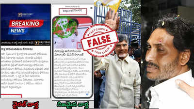 Fact Check: చంద్రబాబు ఫామ్‌హౌస్‌లో సీఎం జగన్‌పై రాయి దాడి చేసిన నిందితులు.. ఈ వార్తలో నిజమెంత?