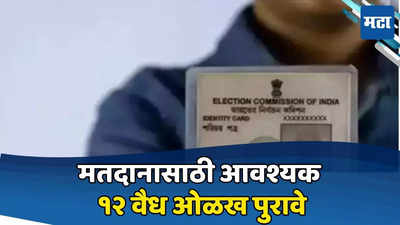 मतदार फोटो ओळखपत्र सापडत नाही? हरकत नाही! १२ प्रकारच्या वैध ओळख पुराव्यांसह मतदान करता येणार