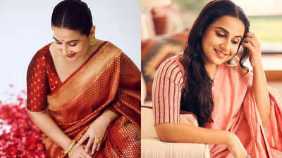 Vidya Balan: சேலையில் சிலை மாதிரி இருக்கும் வித்யா பாலன் 