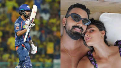 KL Rahul Athiya Shetty: इधर पति राहुल ने ठोकी 50, उधर खुशी से झूम उठी पत्नी अथिया, 3 शब्दों में कह दी दिल की बात