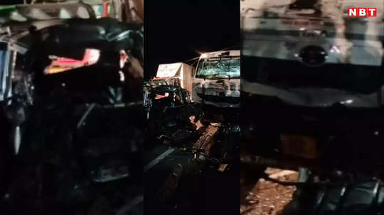 राजस्थान के झालावाड़ में सड़क हादसा: बारातियों से भरी वैन में ट्रक ने मारी टक्कर, 9 लोगों की मौत