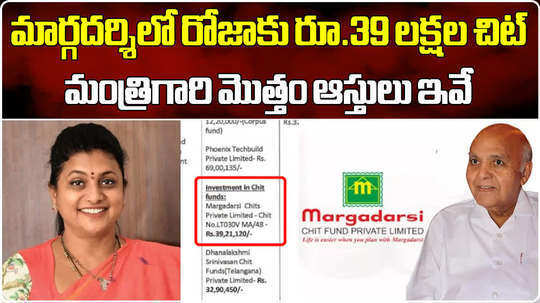 ap minister rk roja election affidavit shows she has rs 39 lakh worth chit in margadarshi