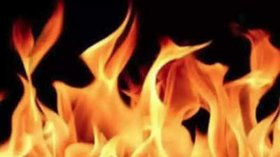 गाजियाबाद: घर में लगी भीषण आग, जिंदा जल गए पति-पत्नी