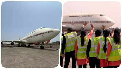 एयर इंडिया की आसमान की रानी ने भरी आखिरी उड़ान, कई मामलों में बेहद खास था ये विमान