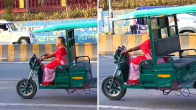 उम्र के इस पड़ाव में भी नहीं मानी हार, दादी को ई-रिक्शा चलाते देख लोगों ने किया सैल्यूट