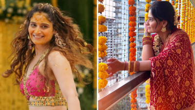 Arti Singh Wedding: गोविंदा की भांजी की हल्दी सेरेमनी, मल्टीकलर लहंगे में दिखीं बेहद सुंदर