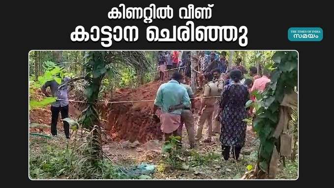 പരിശ്രമം പരാജയപ്പെട്ടു; കിണറ്റിൽ വീണ കാട്ടാന ചെരിഞ്ഞു