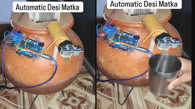 Automatic Desi Matka: घड़े में किया ऐसा जुगाड़ कि बन गया ऑटोमेटिक मटका, पानी निकाल कर पीने की झंझट हो गई खत्म