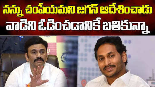 undi tdp candidate mp raghu rama krishnam raju slams ap cm ys jaganmohan reddy at tirupati