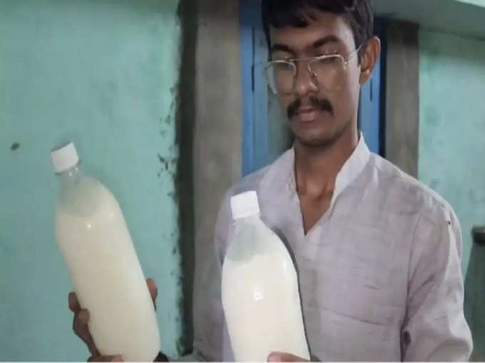 दक्षिण भारतीय कंपनियों में पहुंचाया दूध