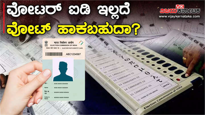 lok sabha elections 2024 documents required for voting instead of voter id card