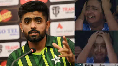 पाकिस्तान के हारते ही फूट-फूटकर रोने लगी लड़की, आखिरी ओवर में बाबर सेना ने यूं टेक दिए घुटने