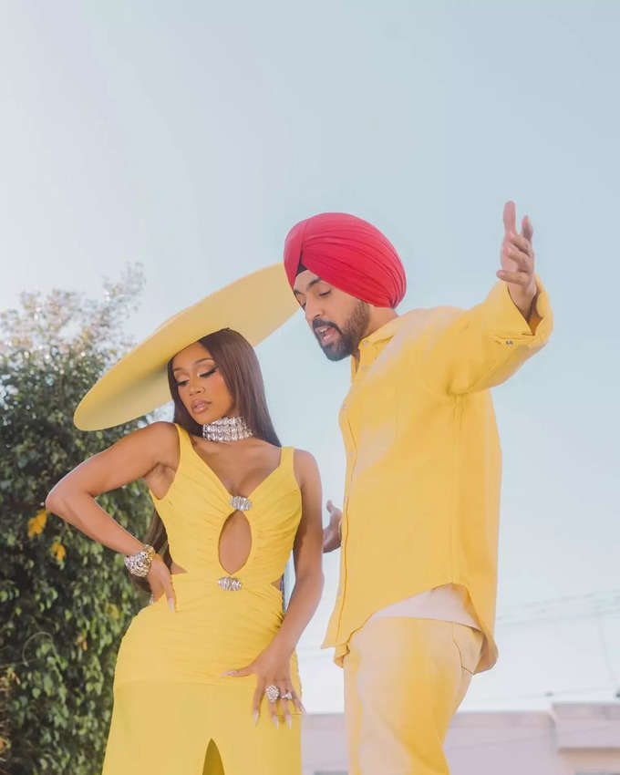 Diljit Dosanjh Twinning With Icy Girl