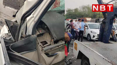 दिल्ली में तेज रफ्तार कार ने मारी कैब में टक्कर, 6 घायल और 3 की हालत गंभीर