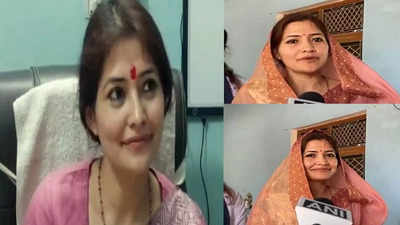 डिंपल के लिए वोट मांगने आईं बहन पूनम, मैनपुरी में प्रचार कर रहीं अखिलेश यादव की साली की अपील