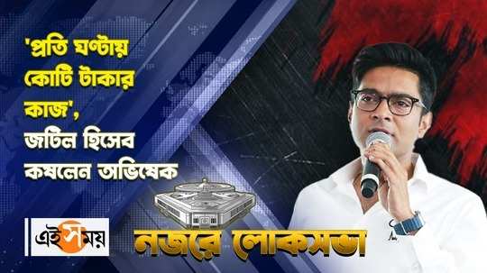 tmc candidate abhishek banerjee says about diamond harbour model during election campaign watch video