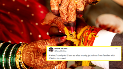 Matrimony viral news: बेटी की शादी के लिए आएं सिर्फ अमीर घरों से रिश्ते, इसलिए पिता ने दे दी 3 लाख फीस, लड़की का ट्वीट वायरल