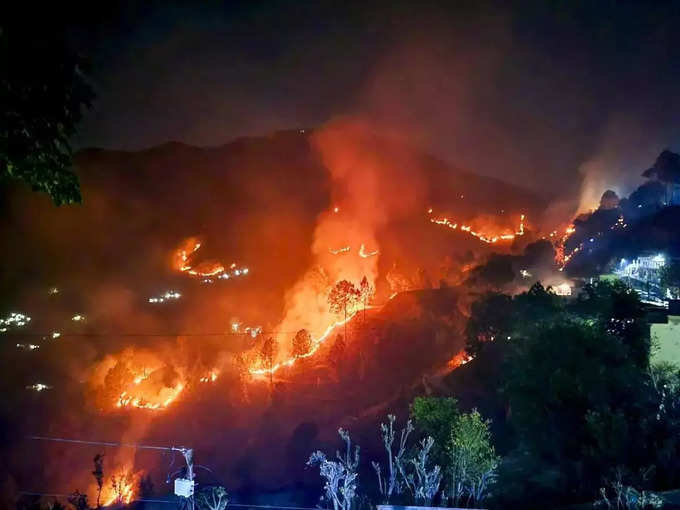 आग की 47 नई घटनाएं सामने आई